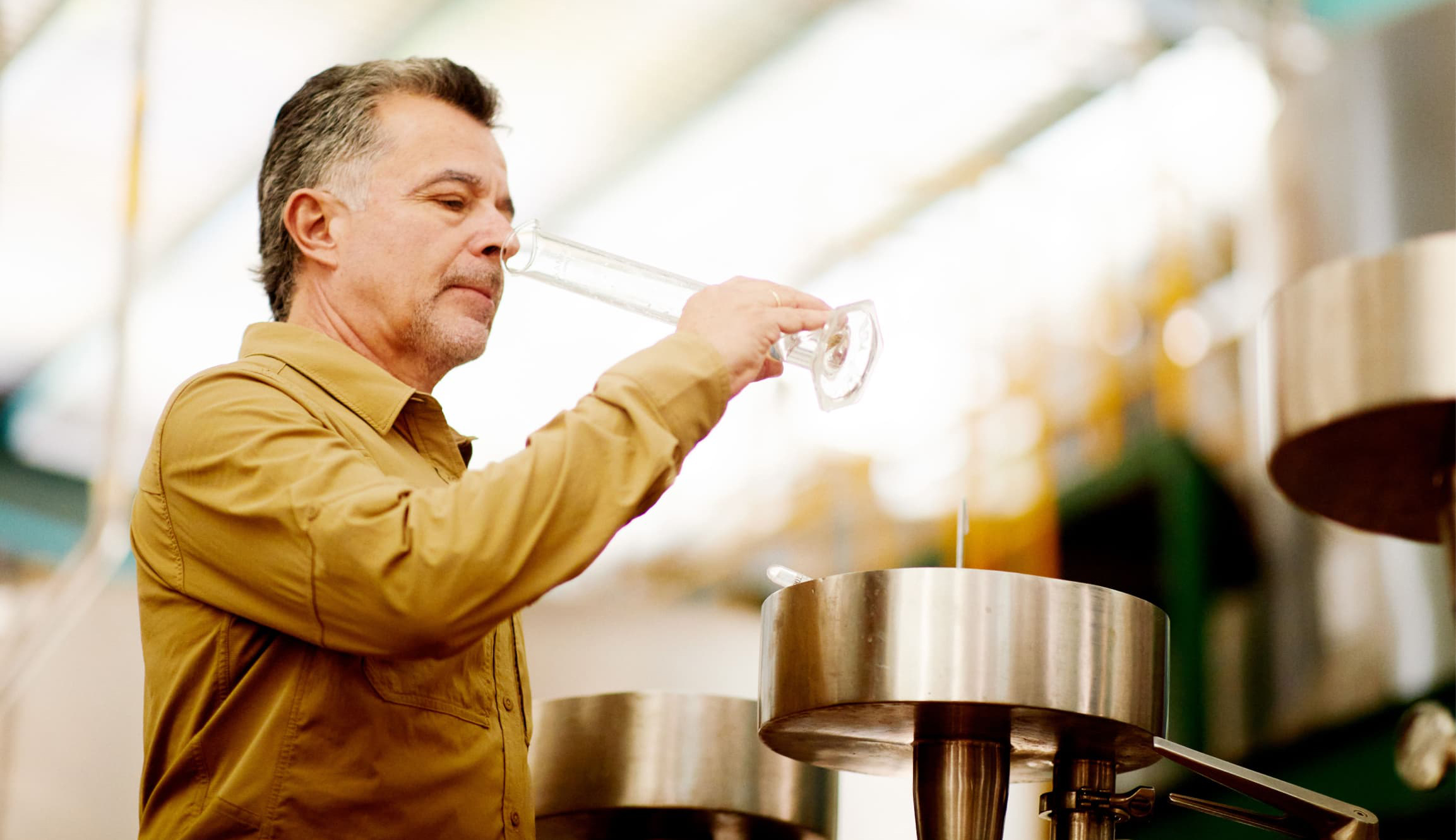 Tequila process image as background